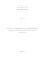 Testiranje Kindlebergergove teorije hegemonske stabilnosti: usporedba  Kine i SAD-a (2008.-2018.)