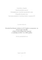 Rezultati korištenja sredstava iz EU fondova i programa  na obrazovanje odraslih u Bjelovarsko-bilogorskoj županiji u razdoblju od 2013.  do  2018. godine