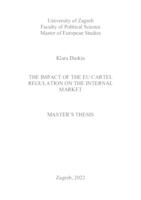 The Impact of the EU Cartel Regulation on the Internal Market
