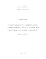 Utjecaj vlasništva na pristranost digitalnih medija tijekom predizborne kampanje za Europski parlament