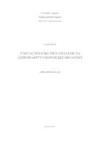 Utjecaj politike privatizacije na gospodarstvo Republike Hrvatske