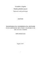 Transformacija i modernizacija Oružanih snaga Republike Hrvatske u razdoblju od 2000. do 2024. godine