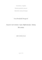 prikaz prve stranice dokumenta Izazovi suvremene vojne diplomacije: slučaj Hrvatske