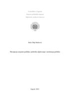 prikaz prve stranice dokumenta Percepcija umjesto politike: političko djelovanje i imitiranje politike