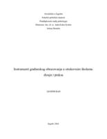 prikaz prve stranice dokumenta Instrumenti građanskog obrazovanja u strukovnim školama: dizajn i praksa