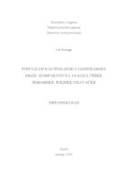 prikaz prve stranice dokumenta Populizam kao posljedica gospodarske krize: komparativna analiza Češke, Mađarske, Poljske i Slovačke 