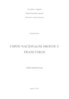 prikaz prve stranice dokumenta Uspon Nacionalne fronte u Francuskoj