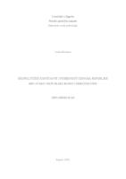 prikaz prve stranice dokumenta Geopolitičke konstante i posebnosti odnosa RH i BiH