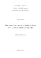 prikaz prve stranice dokumenta Brendiranje grada Jastrebarskog kao gospodarskog subjekta
